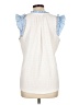 Periwinkle White Sleeveless Blouse Size L - photo 2