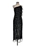 Zara 100% Polyester Stars Black Cocktail Dress Size S - photo 1