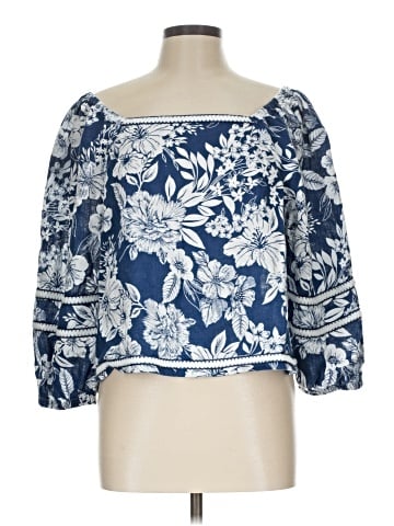 C&C California 3/4 Sleeve Blouse (view 1)
