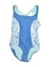 ZeroXposur Graphic Blue One Piece Swimsuit Size 7 - photo 1