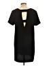 Bobeau Solid Black Casual Dress Size L - photo 2