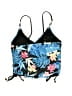 Unbranded Tropical Blue Swimsuit Top Size S - photo 2