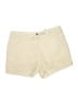 dalia Solid Ivory Khaki Shorts Size 8 - photo 1