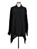 Eileen Fisher 100% Silk Black Long Sleeve Silk Top Size L - photo 1