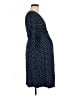 Seraphine Polka Dots Blue Casual Dress Size 6 Maternity - photo 4