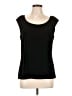 Travelers by Chico's 100% Polyester Black Sleeveless Top Size Lg (2) - photo 1