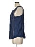 Veronica Beard 100% Silk Blue Sleeveless Silk Top Size 10 - photo 5