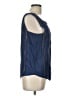 Veronica Beard 100% Silk Blue Sleeveless Silk Top Size 10 - photo 4