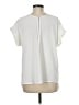 Shein Ivory Short Sleeve Blouse Size M - photo 2
