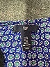 Gap Outlet Blue 3/4 Sleeve Blouse Size XL - photo 7