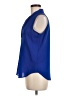 Dex 100% Polyester Blue Sleeveless Blouse Size M - photo 5