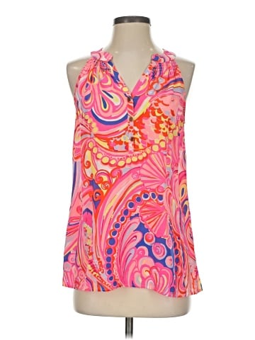 Lilly Pulitzer Sleeveless Silk Top (view 1)