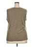 Coldwater Creek Brown Sleeveless Blouse Size 2X - photo 2