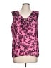 Tommy Hilfiger 100% Polyester Pink Sleeveless Blouse Size L - photo 1