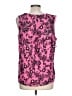 Tommy Hilfiger 100% Polyester Pink Sleeveless Blouse Size L - photo 2
