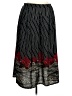 Sag Harbor 100% Polyester Paisley Black Casual Skirt Size 1X - photo 1