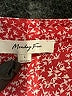 Monday Fun 100% Polyester Red Short Sleeve Blouse Size L - photo 7