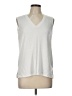 Max Studio White Sleeveless T-Shirt Size L - photo 1