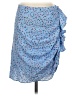 Veronica Beard Blue Silk Skirt Size 4 - photo 1
