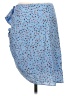 Veronica Beard Blue Silk Skirt Size 4 - photo 2