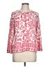Charter Club Paisley Pink Pullover Sweater Size L - photo 1