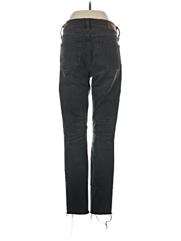 Madewell 9" Mid-Rise Skinny Jeans in Black Sea (view 2)