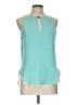 Rag & Bone Teal Sleeveless T-Shirt Size L - photo 1