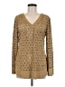 Alberto Makali Tan Long Sleeve Blouse Size M - photo 1