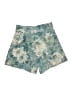 Commense Floral Blue Shorts Size L - photo 2