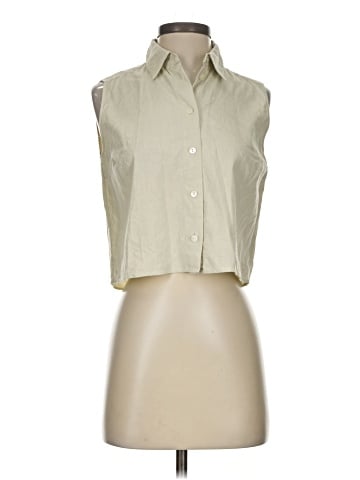Theory Sleeveless Button-Down Shirt (view 1)