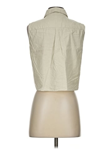 Theory Sleeveless Button-Down Shirt (view 2)