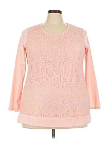 Woman Within 3/4 Sleeve T-Shirt (view 1)