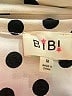 Bibi 100% Polyester Polka Dots Ivory 3/4 Sleeve Blouse Size 1X - photo 7