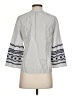 Madewell Gray 3/4 Sleeve Blouse Size XS - photo 2