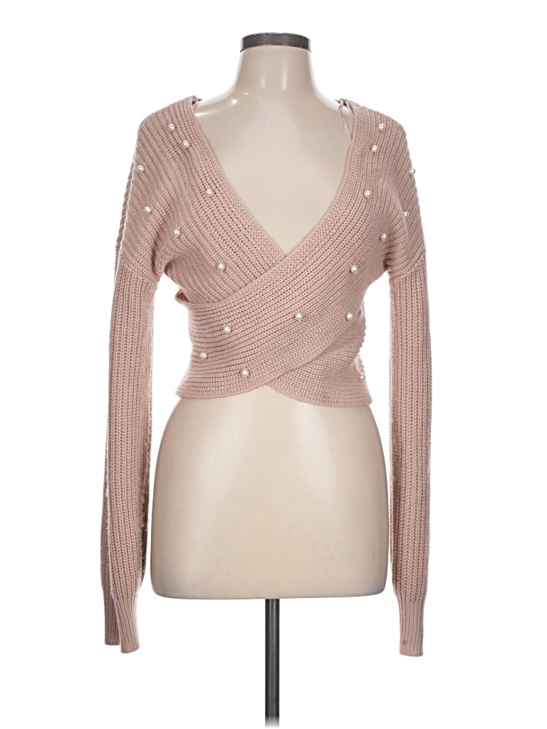 Pre-owned Love Tree Pullover Sweater In Pink
