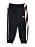 Adidas 100% Polyester Black Track Pants Size 3T - photo 1