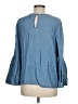 BeachLunchLounge 100% Lyocell Blue Long Sleeve Blouse Size M - photo 2