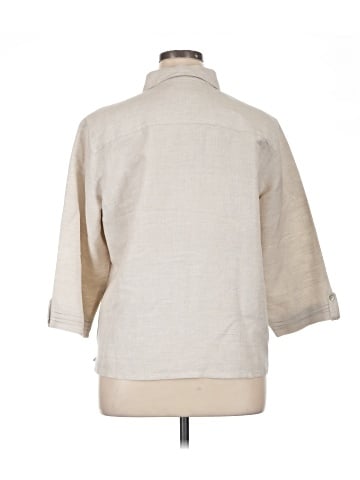 Crazy Horse by Liz Claiborne 3/4 Sleeve Button-Down Shirt (view 2)