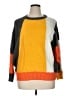 Unbranded 100% Acrylic Color Block Orange Pullover Sweater Size XL - photo 1