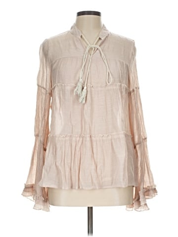 Listicle Long Sleeve Blouse (view 1)