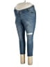 Old Navy - Maternity Color Block Blue Jeans Size 18 Maternity - photo 1