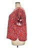 Max Studio Paisley Red Short Sleeve T-Shirt Size 2X - photo 5