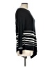 Chico's 100% Cotton Stripes Black Pullover Sweater Size L - photo 4