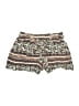 Studio 253 100% Rayon Paisley Green Shorts Size M - photo 1