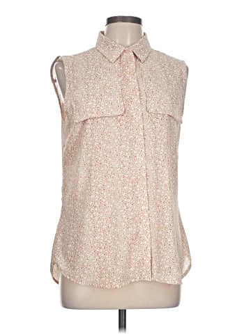 Worthington Sleeveless Button-Down Shirt (view 1)
