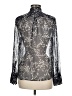 J.Crew Collection Black Long Sleeve Blouse Size 6 - photo 2