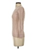 Neiman Marcus 100% Cashmere Tan Long Sleeve Top Size S - photo 5