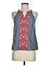 THML Blue Sleeveless Blouse Size M - photo 1