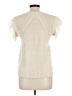 AndTheWhy 100% Acrylic Ivory Short Sleeve Top Size S - photo 2