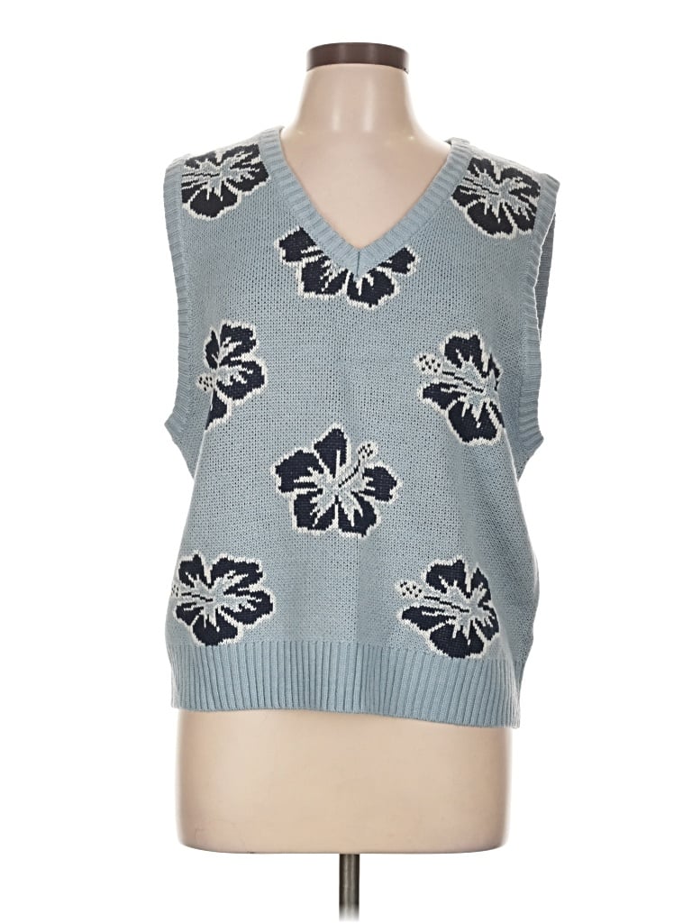 Urban Outfitters Sweater Vest In Blue